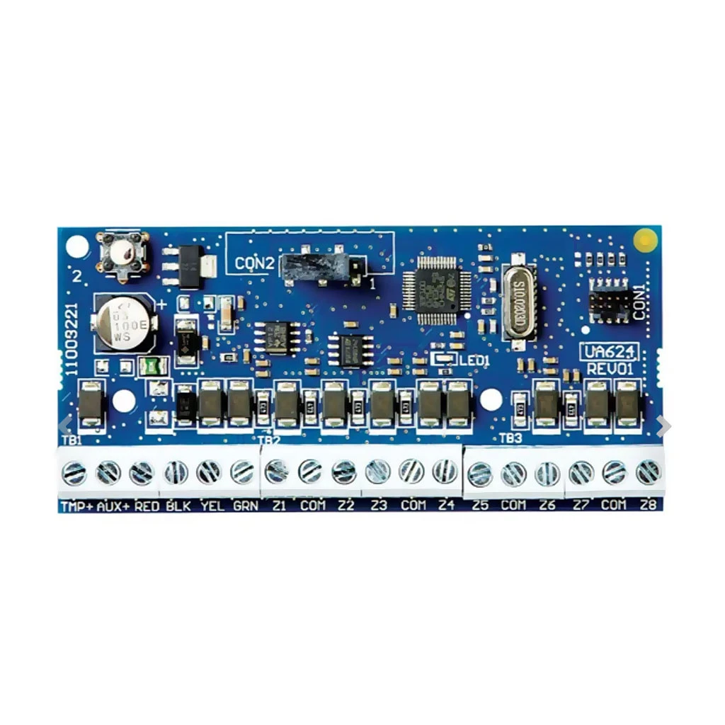 HSM2108. Modulo DSC de expancion de zonas cableadas. 8 zonas alimentacion auxiliar 125mA.