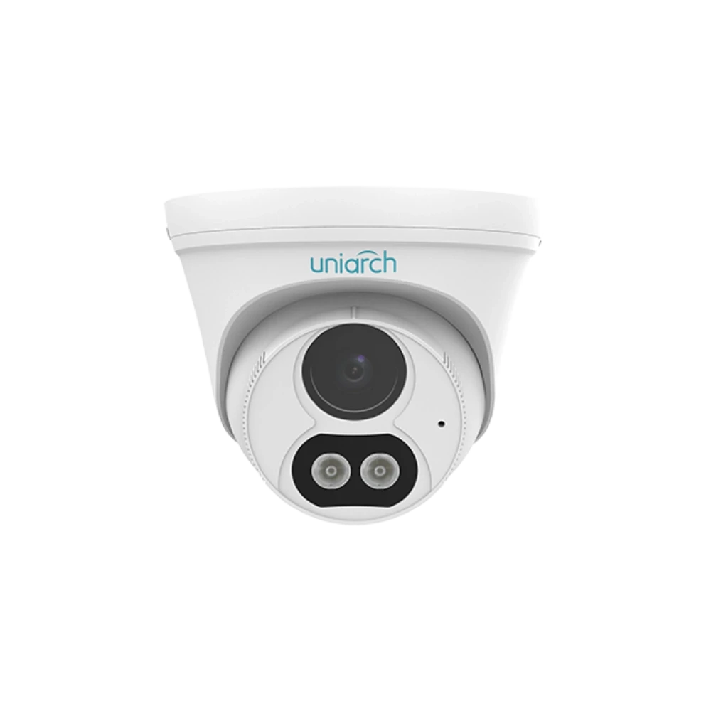 Cámara Domo IP 3MP PoE Visión Nocturna Dual 30m Audio IP67 ONVIF IPC-T213-APF28W Uniarch