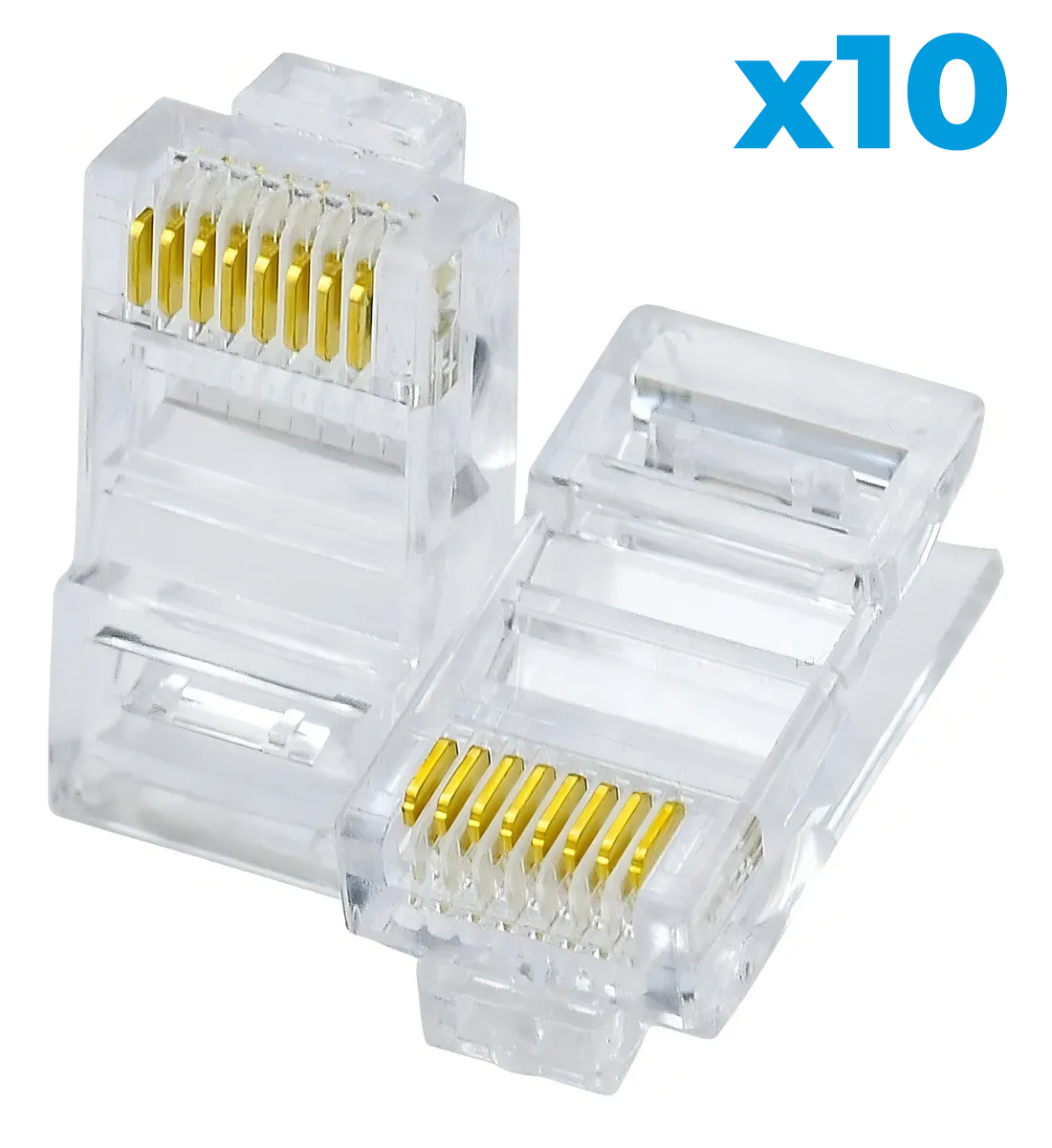 CONECTOR RJ45 CAT5 100 UNIDADES PCPLAY